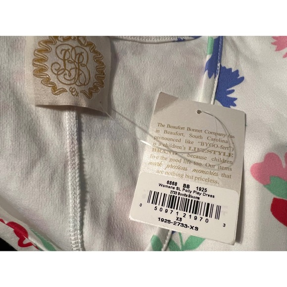 The‎ Beaufort Bonnet Co TBBC Floral Dress Women's Sleeveless Polly Play Pima XS - Picture 2 of 2